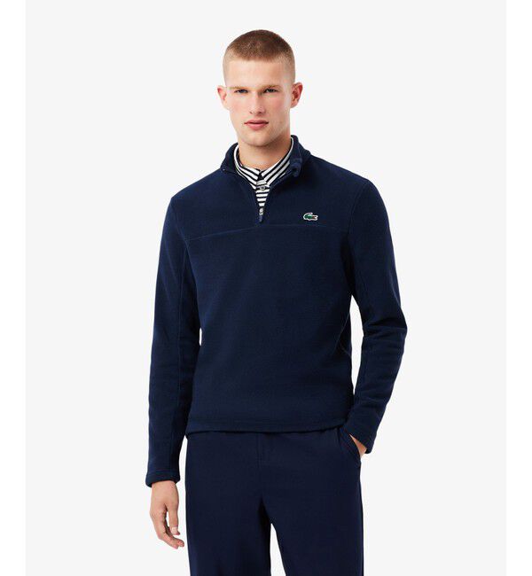 【ラコステ/LACOSTE】 マイクロフリースハーフジップゴルフトップ