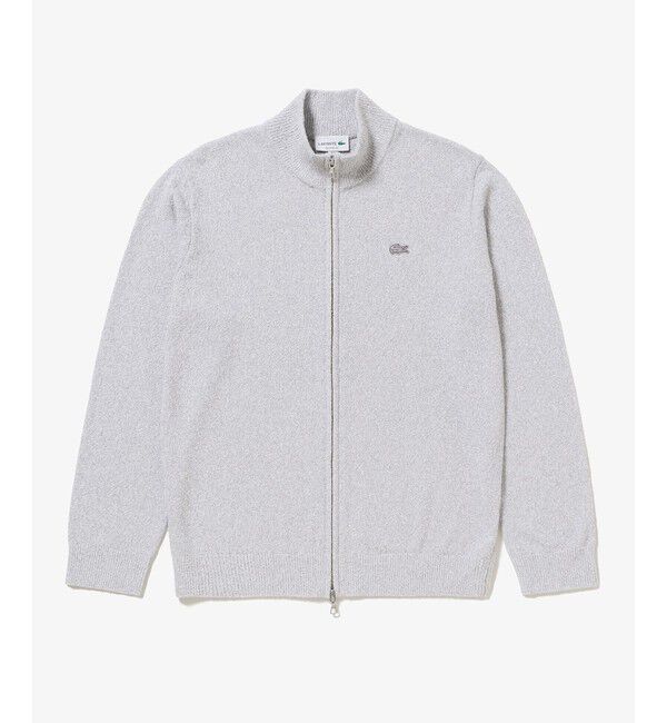 【ラコステ/LACOSTE】 ブークレー スタンドジップニットカーディガン