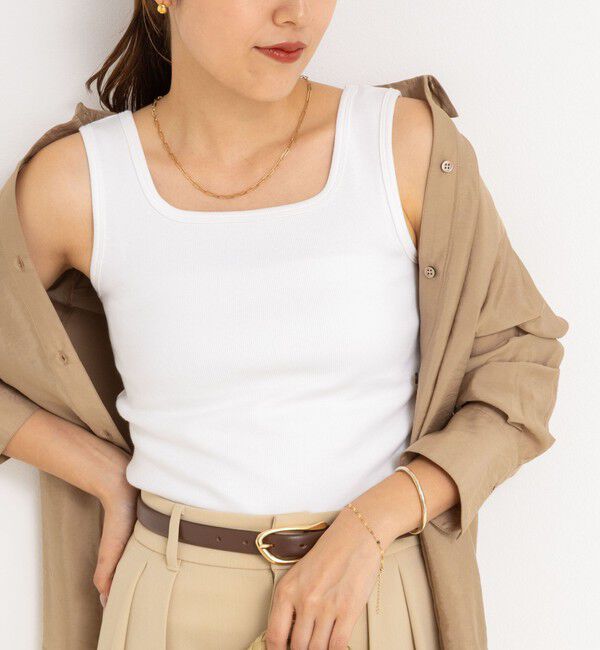 【ノーリーズ/NOLLEY'S】 2WAYベアテレコタンクトップ2