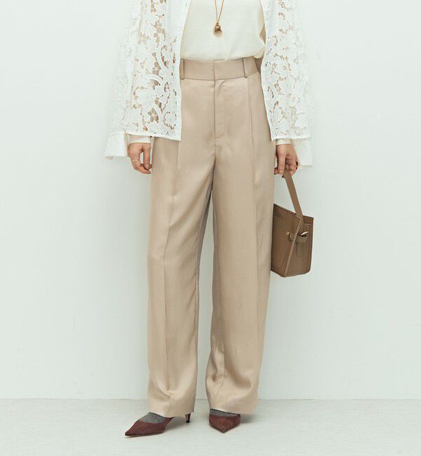 TANAKA (タナカ) HAKAMA TROUSERS BEIGE（EDIFICE）｜ルミネの