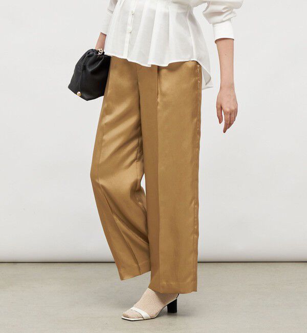 ファッションメンズのイチオシ|【ノーリーズ/NOLLEY'S】 ウォッシャブルサテンワイドパンツ
