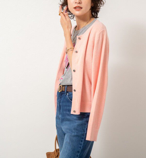 ファッションメンズお薦め|【ノーリーズ/NOLLEY'S】 《手洗い可能》《アンサンブル対応》モールヤーンクルーネックカーディガン