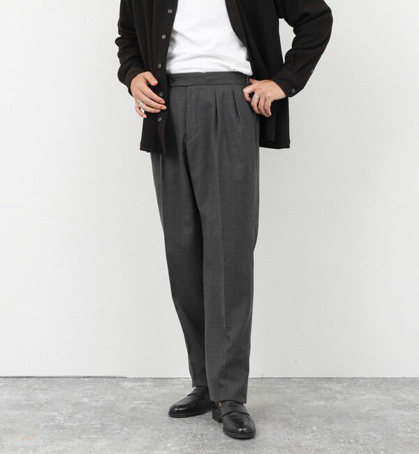 メンズファッションの一押し|【ノーリーズ/NOLLEY'S】 SOLOTEX ストレッチサキソニー NSN2タックスラックス 25AW