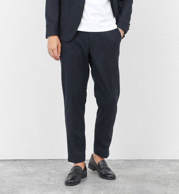 ファッションメンズなら|【ノーリーズ/NOLLEY'S】 《セットアップ対応》【Active Jersey】ホームスパン ストレッチイージーPT 25AW