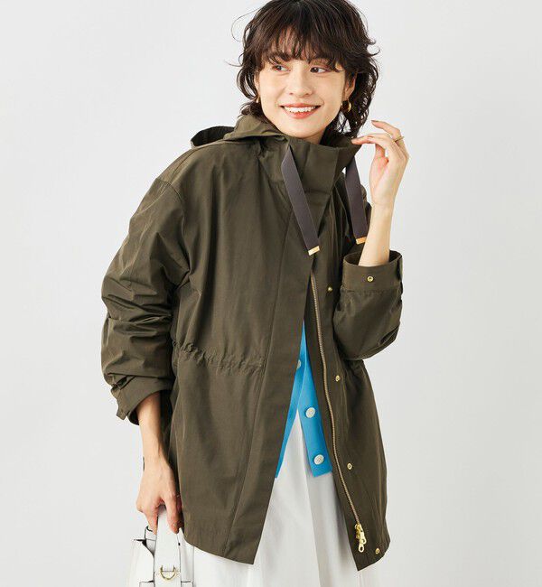 【ノーリーズ/NOLLEY'S】 【WEB限定カラー】ウォッシャブル2WAY撥水フーテッドブルゾン