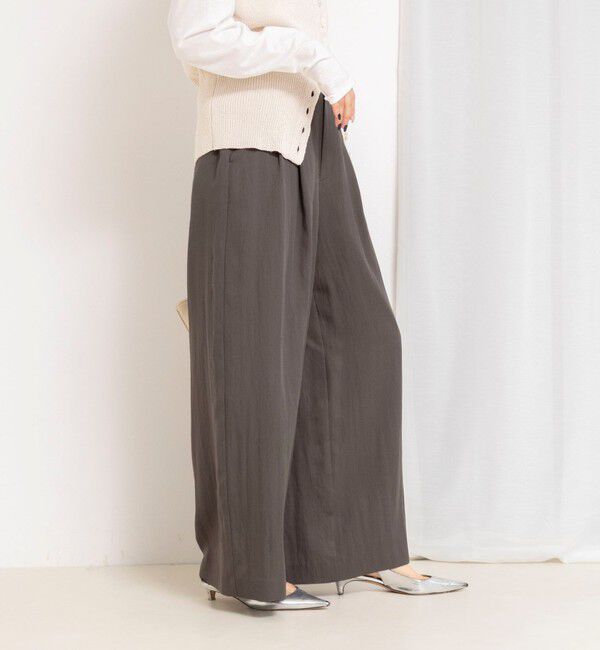 メンズファッションオススメ|【ノーリーズ/NOLLEY'S】 【WEB&一部店舗限定サイズアイテム】ウォッシャブルセルロースワイドパンツ