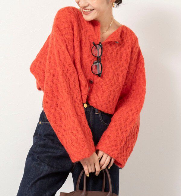 ファッションメンズのイチオシ|【ノーリーズ/NOLLEY'S】 【WALANCE/ワランス】wool mohair cable cropped cardigan