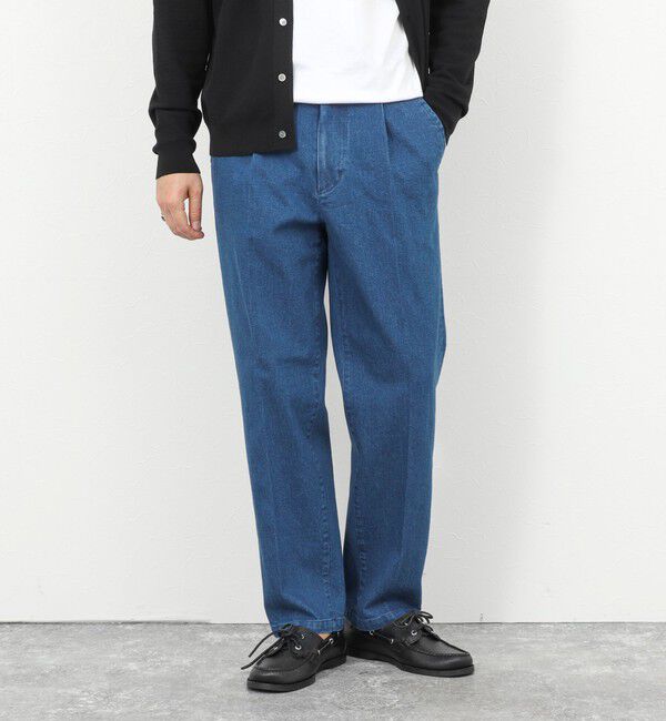 ファッションメンズのイチオシ|【ノーリーズ/NOLLEY'S】 デニムストレッチ ワイドジャスト丈パンツ 26SS