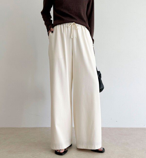 【フレディアンドグロスター/FREDY&GLOSTER】 シャンブレーデニムライクイージーパンツ