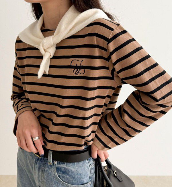 人気メンズファッション|【フレディアンドグロスター/FREDY&GLOSTER】 コンパクトボーダーロンTシャツ