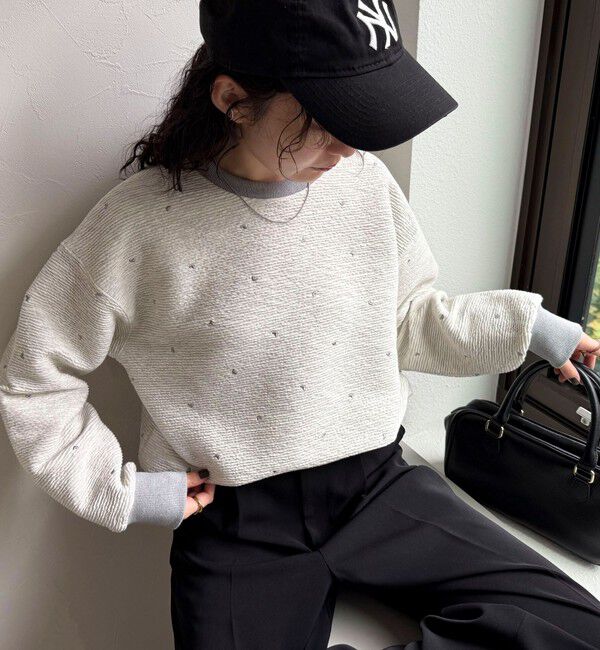 ファッションメンズのイチオシ|【フレディアンドグロスター/FREDY&GLOSTER】 【大人気リバイバル】ハート刺繍コンパクトスウェットプルオーバー