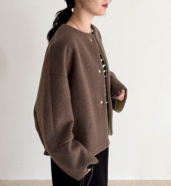 リブカラーウール混コート（COCO DEAL）｜ルミネのファッション通販