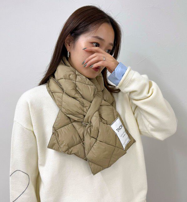 【フレディアンドグロスター/FREDY&GLOSTER】 【TAION/タイオン】CITYダウンスカーフ