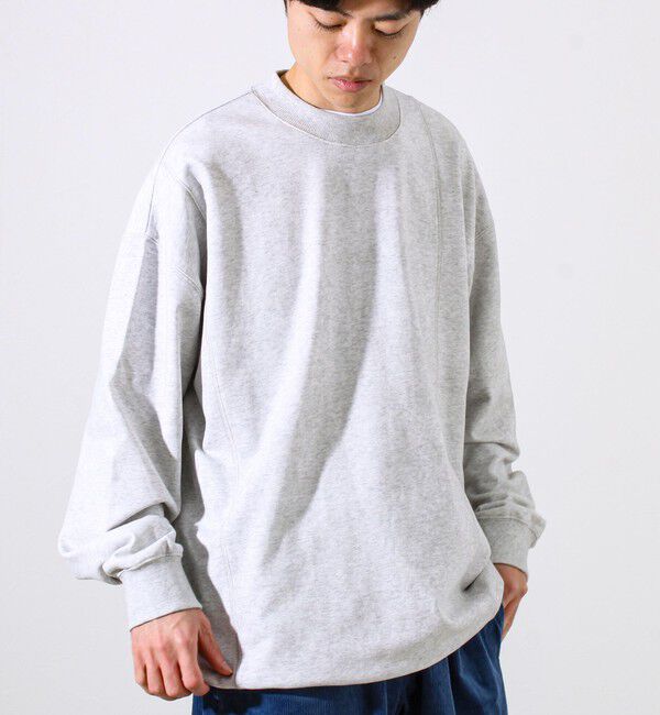 【フレディアンドグロスター/FREDY&GLOSTER】 ダブルステッチパウダースノー裏毛プルオーバー