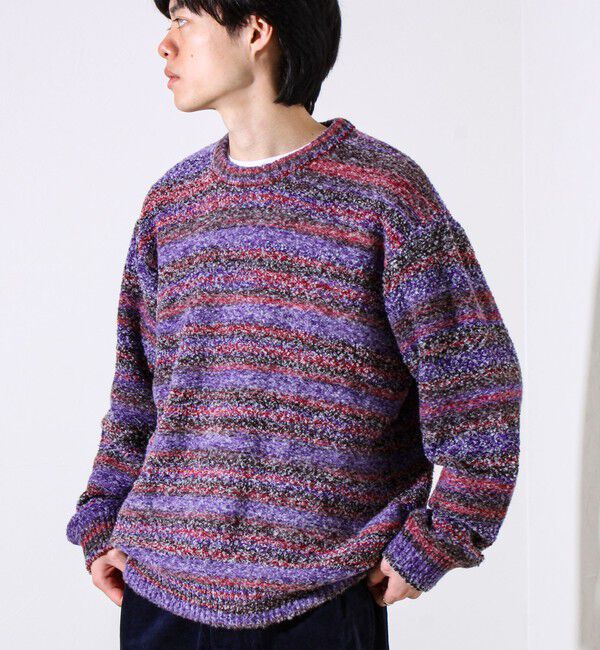 【フレディアンドグロスター/FREDY&GLOSTER】 【ふんわり立体感】グラデーションブークレプルオーバー