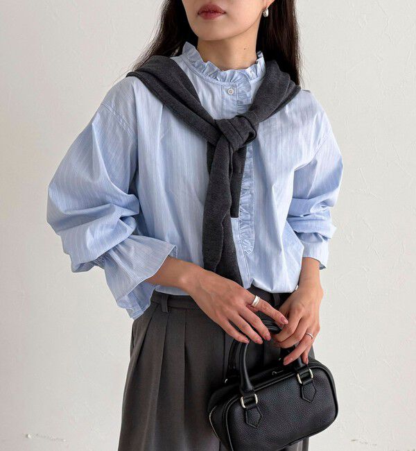 M Maglie le cassetto》ラメスパンコールツイードブラウス（Maglie le