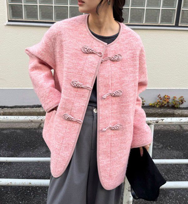 モテ系ファッションメンズ|【フレディアンドグロスター/FREDY&GLOSTER】 圧縮ニットチャイナコート