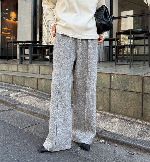 ファッションメンズお薦め|【フレディアンドグロスター/FREDY&GLOSTER】 ブークレーウールイージーパンツ