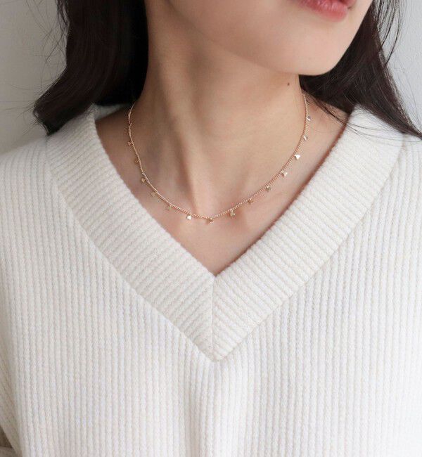 【フレディアンドグロスター/FREDY&GLOSTER】 ハートチェーンアジャストネックレス