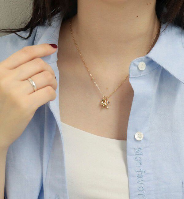 【フレディアンドグロスター/FREDY&GLOSTER】 手描き星トップネックレス