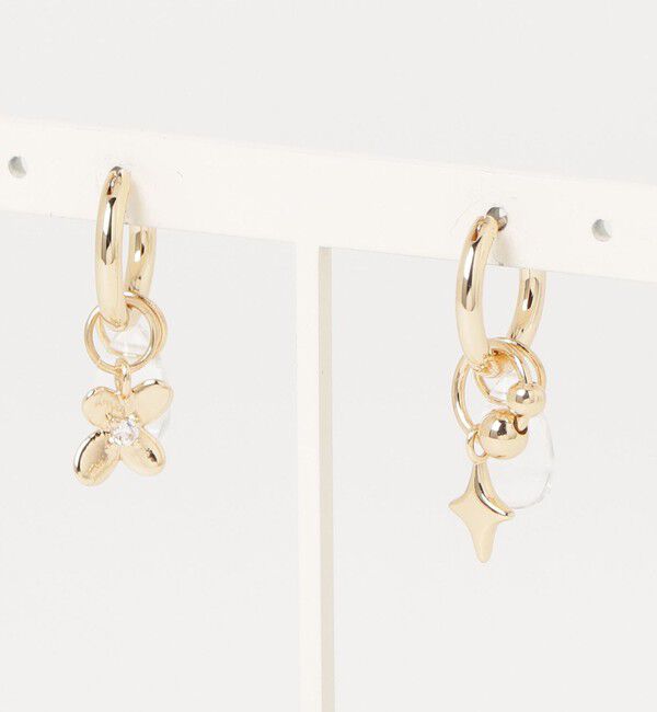 【フレディアンドグロスター/FREDY&GLOSTER】 アシメマルチWAYモチーフピアス