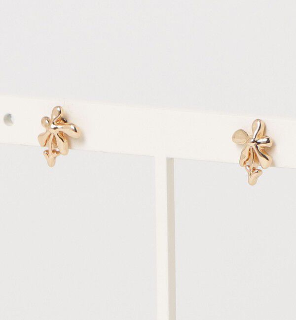 【フレディアンドグロスター/FREDY&GLOSTER】 手描きフラワーピアス