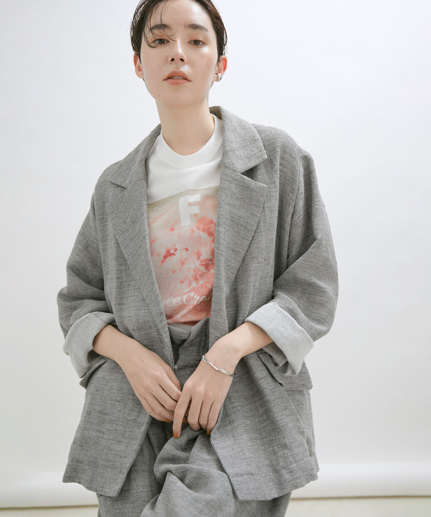 モテ系ファッションメンズ|【サロン アダム エ ロペ/SALON adam et rope’】 【Sana(サナ)】【セットアップ対応】Shirt jacket