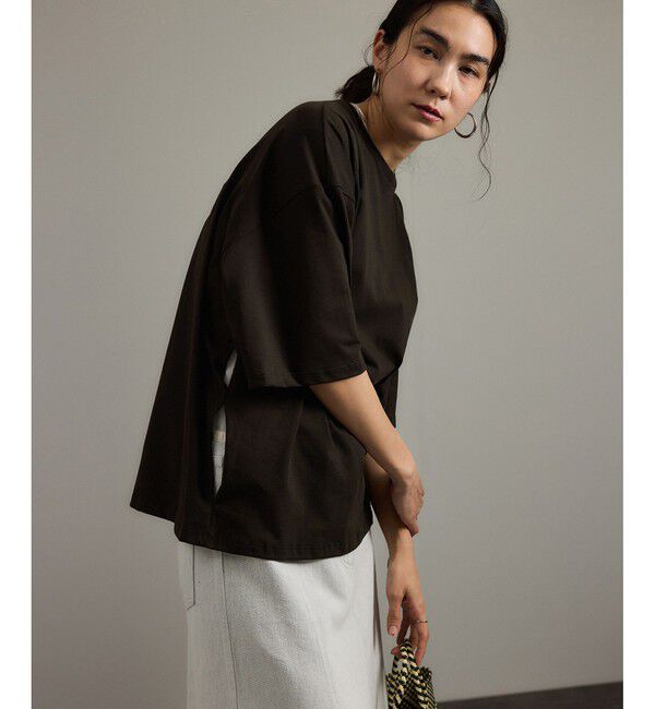 ファッションメンズお薦め|【サロン　アダム　エ　ロペ/SALON adam et rope’】  【J'aDoRe・店舗限定】【Baserange（ベースレンジ）】PIN TEE SHIRT