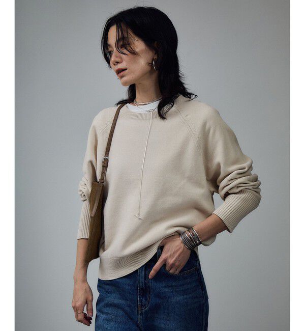 メンズファッションなら|【サロン　アダム　エ　ロペ/SALON adam et rope’】 クロップドプルオーバー-CreamyCotton /クリーミーコットン-