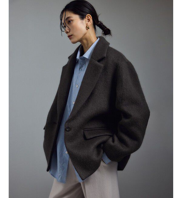 メンズファッションの一押し|【サロン アダム エ ロペ/SALON adam et rope’】 【WEB限定】キッドモヘヤシャギージャケット / シャギーコート