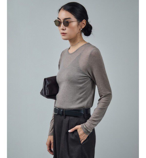 ファッションメンズお薦め|【サロン　アダム　エ　ロペ/SALON adam et rope’】 テンセルカシミヤシルクシアーロンT