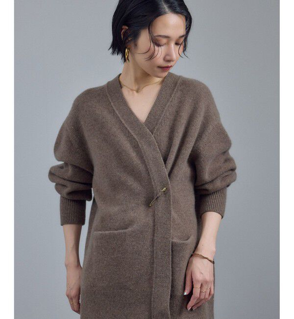 【サロン　アダム　エ　ロペ/SALON adam et rope’】 Starry sky Knit スパンコールVネックカーディガン