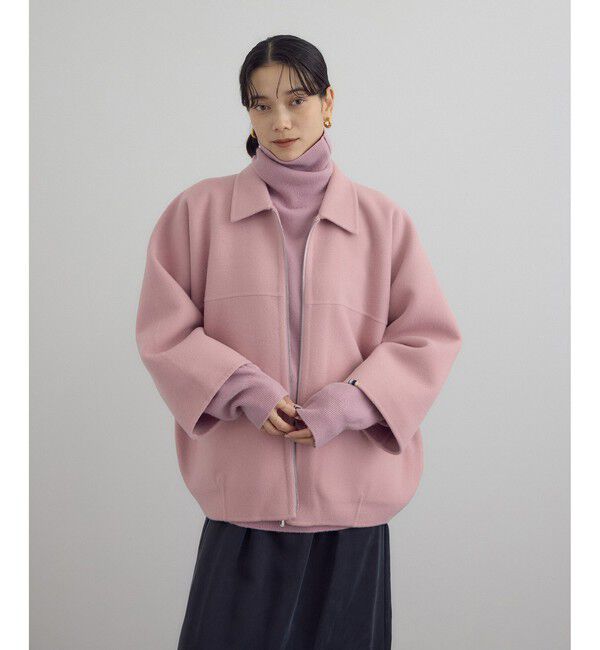 【サロン　アダム　エ　ロペ/SALON adam et rope’】 【extreme cashmere（エクストリーム・カシミア）】bog ニットブルゾン