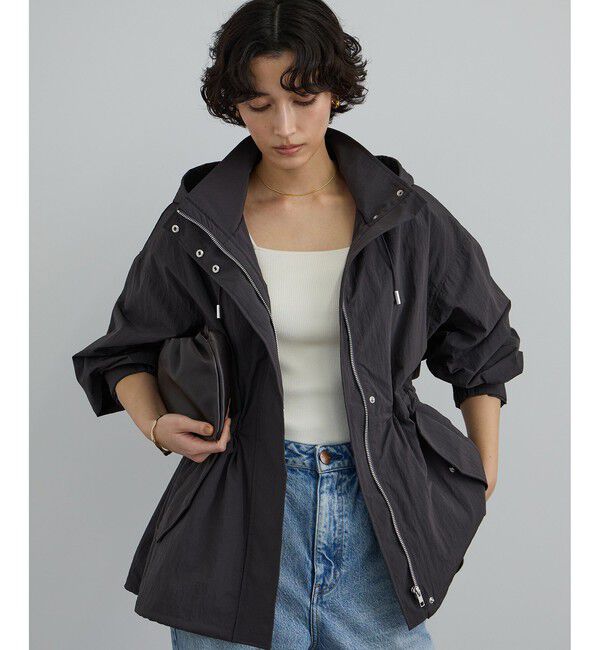 フェイクレザーショートブルゾン（ADAM ET ROPE'）｜ルミネの