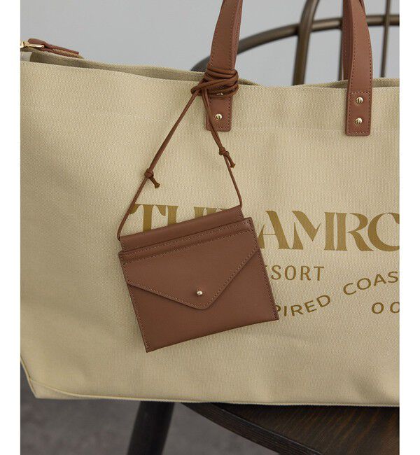 メンズファッションなら|【サロン　アダム　エ　ロペ/SALON adam et rope’】 【Americana（アメリカーナ） for SALON】エンベロップネックレスポーチ/ステッカー