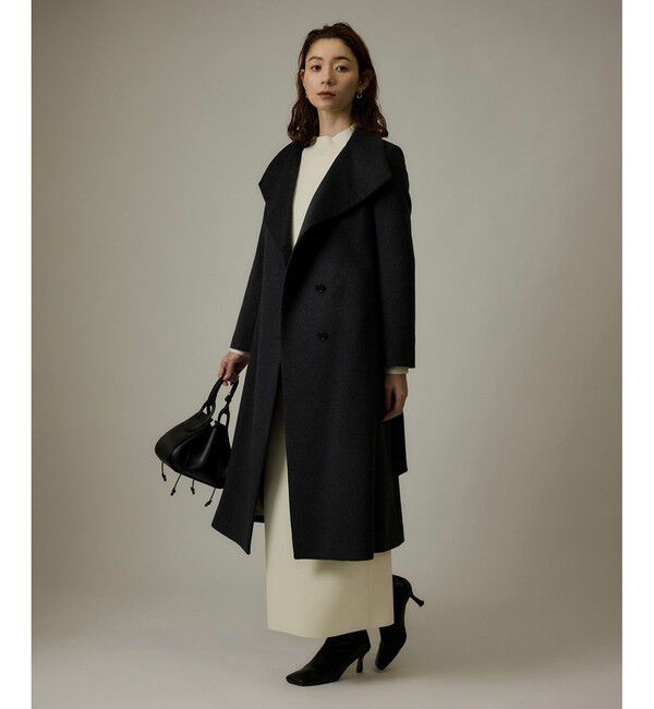 【ロペ/ROPE’】 プレミアムカシミヤ ロングコート【Sサイズフェア対象】