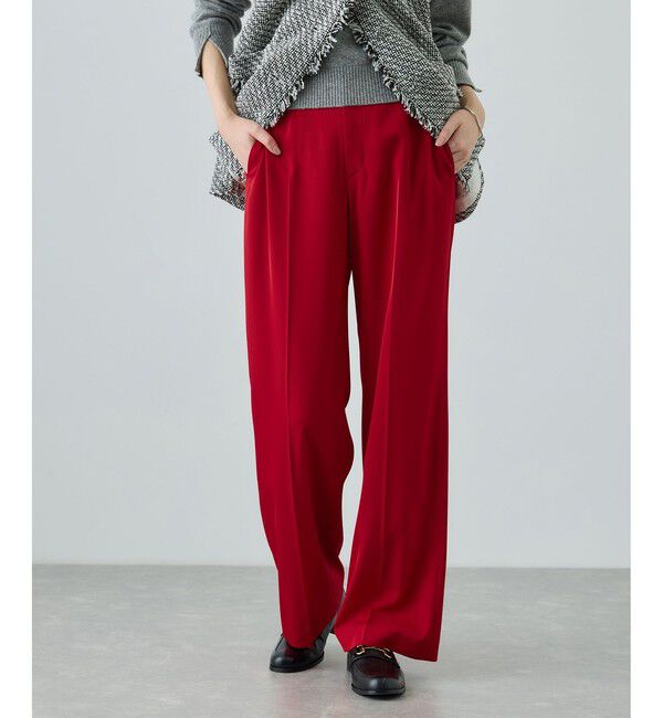 メンズファッションの一押し|【ロペ/ROPE’】 センタープレスパンツ(トリアセテートツイル/デニムライク)