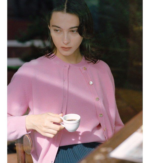 【ロペ/ROPE’】 【一部WEB限定】ウールカシミヤ ブレンドニットカーディガン/イージーケア