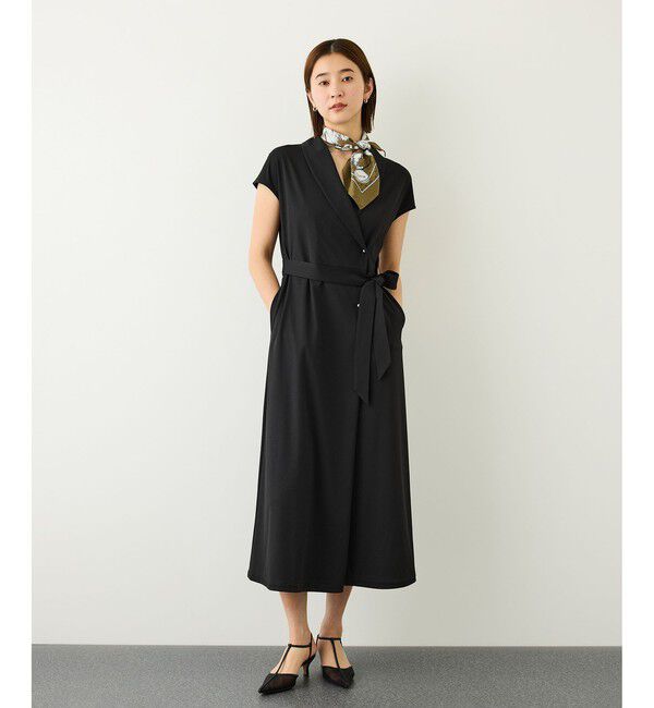 マーガレットカットジャカード フレアギャザーワンピース（Ballsey