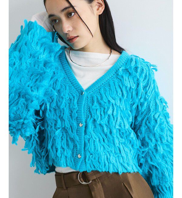 人気ファッションメンズ|【ビス/VIS】 ループフリンジハート釦カーディガン