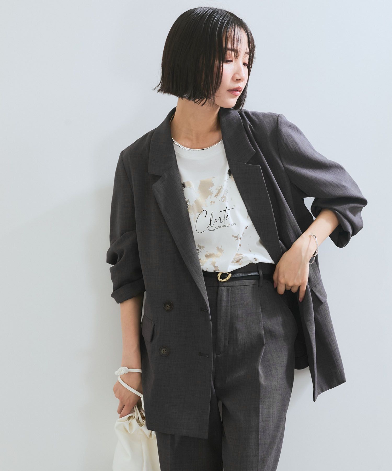 Sana（サナ）】【セットアップ対応】Shirt jacket（SALON adam et rope