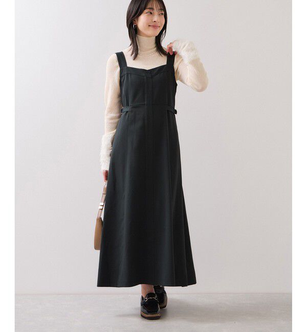 【ビス/VIS】 ウエストベルトジャンパースカート