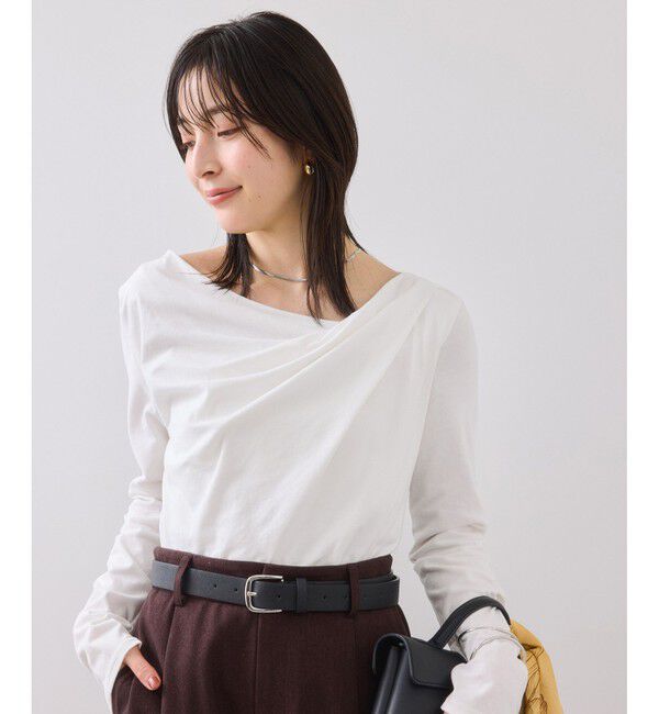 メンズファッションの一押し|【ビス/VIS】 ドレープオフショルロンT/一部WEB限定カラー・イージーケア