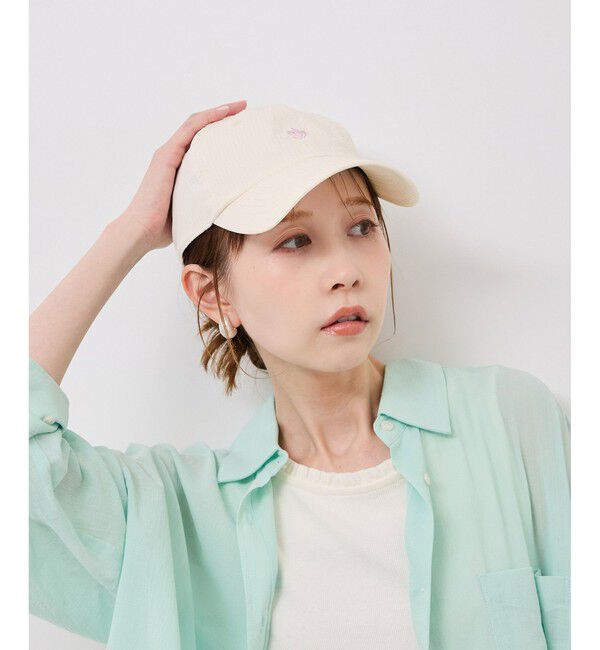 【ロペピクニック/ROPE' PICNIC】 【POLO BCS/ポロ ビーシーエス別注】サッカーストライプロゴ刺繍キャップ