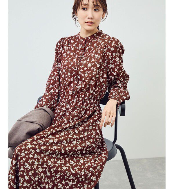 【ロペピクニック/ROPE' PICNIC】 小花柄ノスタルジックワンピース