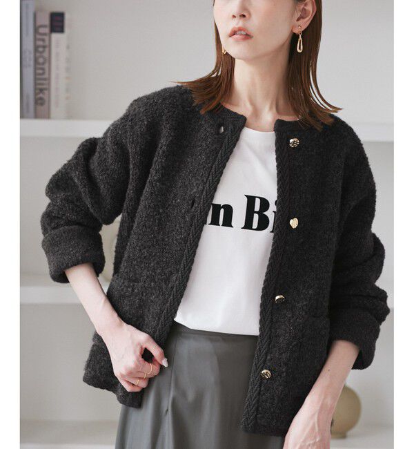 モテ系ファッションメンズ|【ロペピクニック/ROPE' PICNIC】 ループ編みニットカーディガン