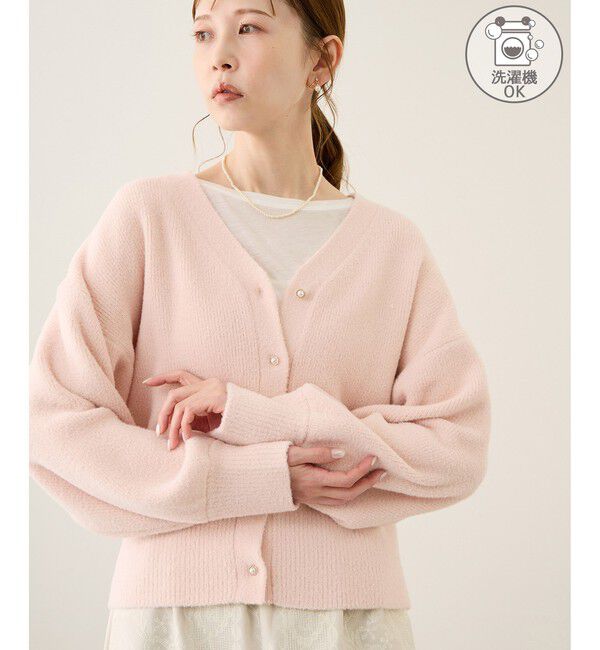 モテ系メンズファッション|【ロペピクニック/ROPE' PICNIC】 【新色追加】スフレニットシリーズ パールボタンショートカーディガン/イージーケア・リンクコーデ