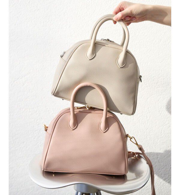 【ロペピクニック/ROPE' PICNIC】 旅するボストンバッグ ソフトシンセティックレザーボストンバッグ/軽量