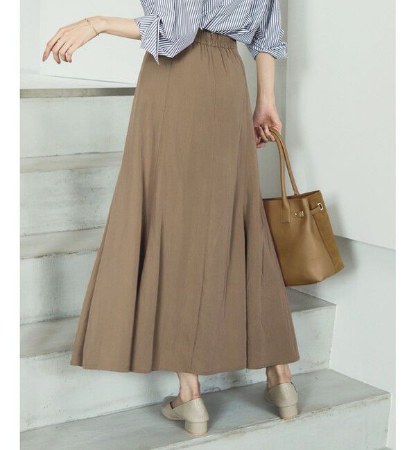 【ロペピクニック/ROPE' PICNIC】 フィブリルマーメイドフレアスカート