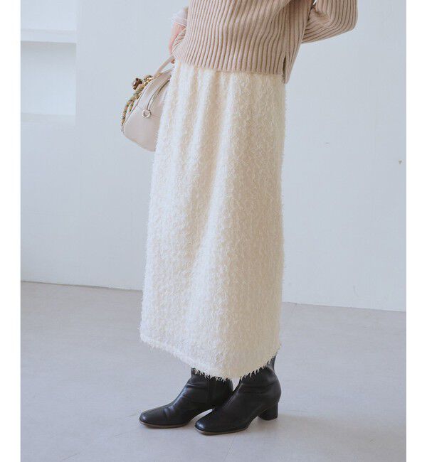 【ロペピクニック/ROPE' PICNIC】 チュールフリルアイラインスカート